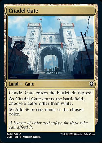 Citadel Gate | MTG Commander Legends: Battle for Baldur's Gate | CLB