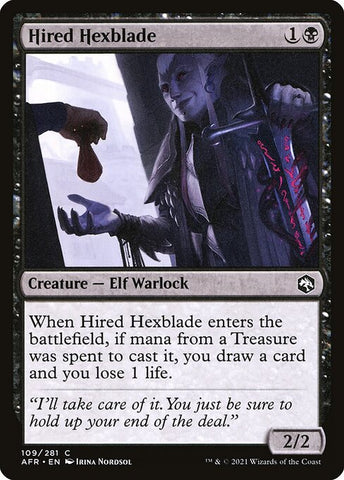 Hired Hexblade | MTG Adventures in the Forgotten Realms | AFR