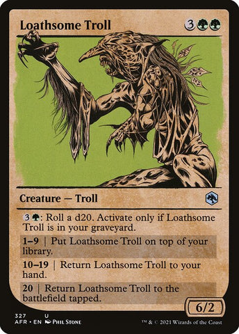 Loathsome Troll | MTG Adventures in the Forgotten Realms | AFR
