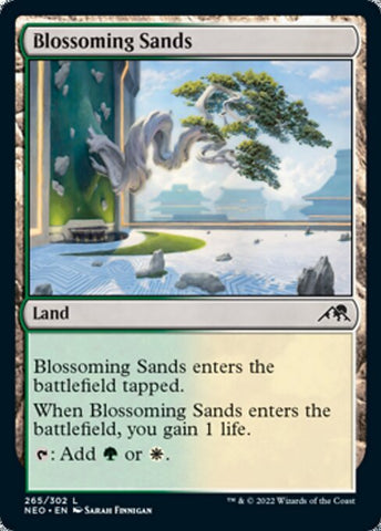 Blossoming Sands | MTG Kamigawa: Neon Dynasty | NEO