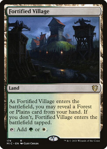 Fortified Village | MTG Midnight Hunt Commander | MIC