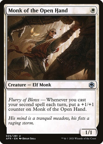 Monk of the Open Hand | MTG Adventures in the Forgotten Realms | AFR