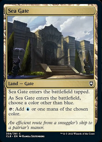 Sea Gate | MTG Commander Legends: Battle for Baldur's Gate | CLB