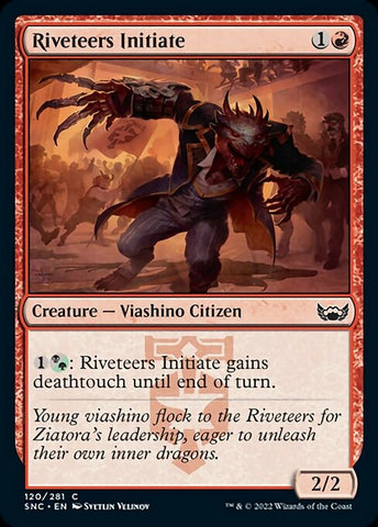 Riveteers Initiate | MTG Streets of New Capenna | SNC