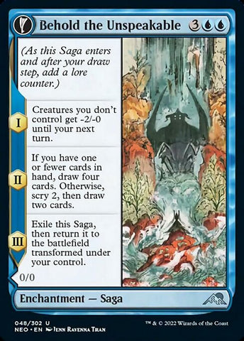 Behold the Unspeakable // Vision of the Unspeakable | MTG Kamigawa: Neon Dynasty | NEO