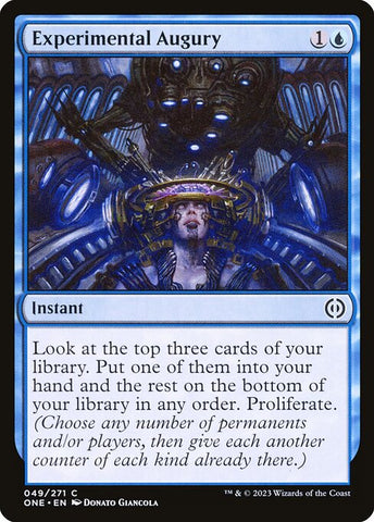 Experimental Augury | MTG Phyrexia: All Will Be One | ONE