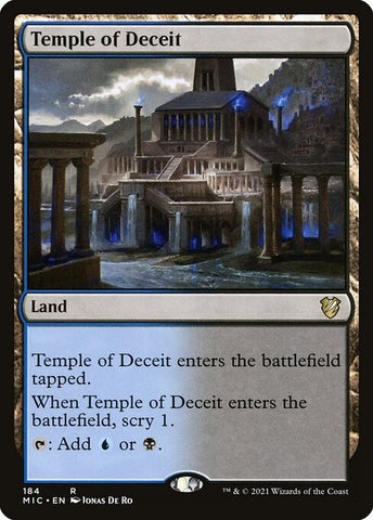 Temple of Deceit | MTG Midnight Hunt Commander | MIC