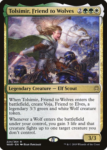 Tolsimir, Friend to Wolves | MTG War of the Spark | WAR