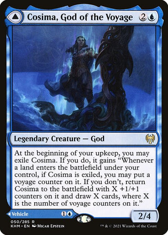 Cosima, God of the Voyage // The Omenkeel | MTG Kaldheim | KHM