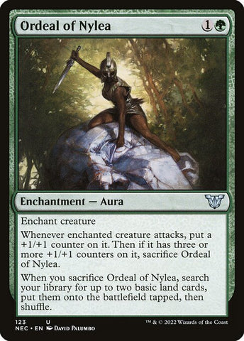 Ordeal of Nylea | MTG Neon Dynasty Commander | NEC