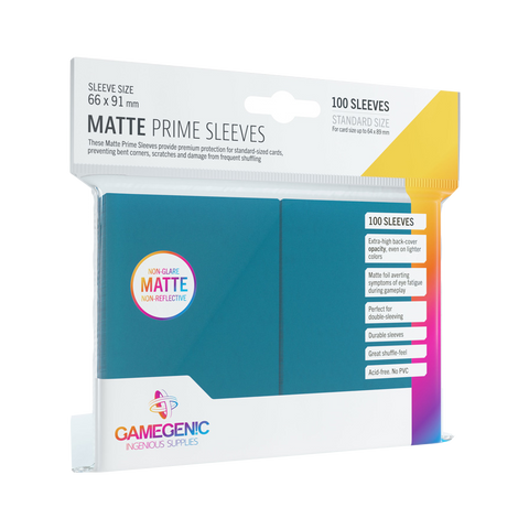 Gamegenic Matte Prime Sleeves Blue (100 ct.)