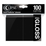 Ultra Pro ECLIPSE Standard Pro GLOSS Sleeves 100 Pack Jet Black